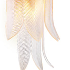 CDJ Wall Lamp Erika antique brass finish clear glass by Eichholtz