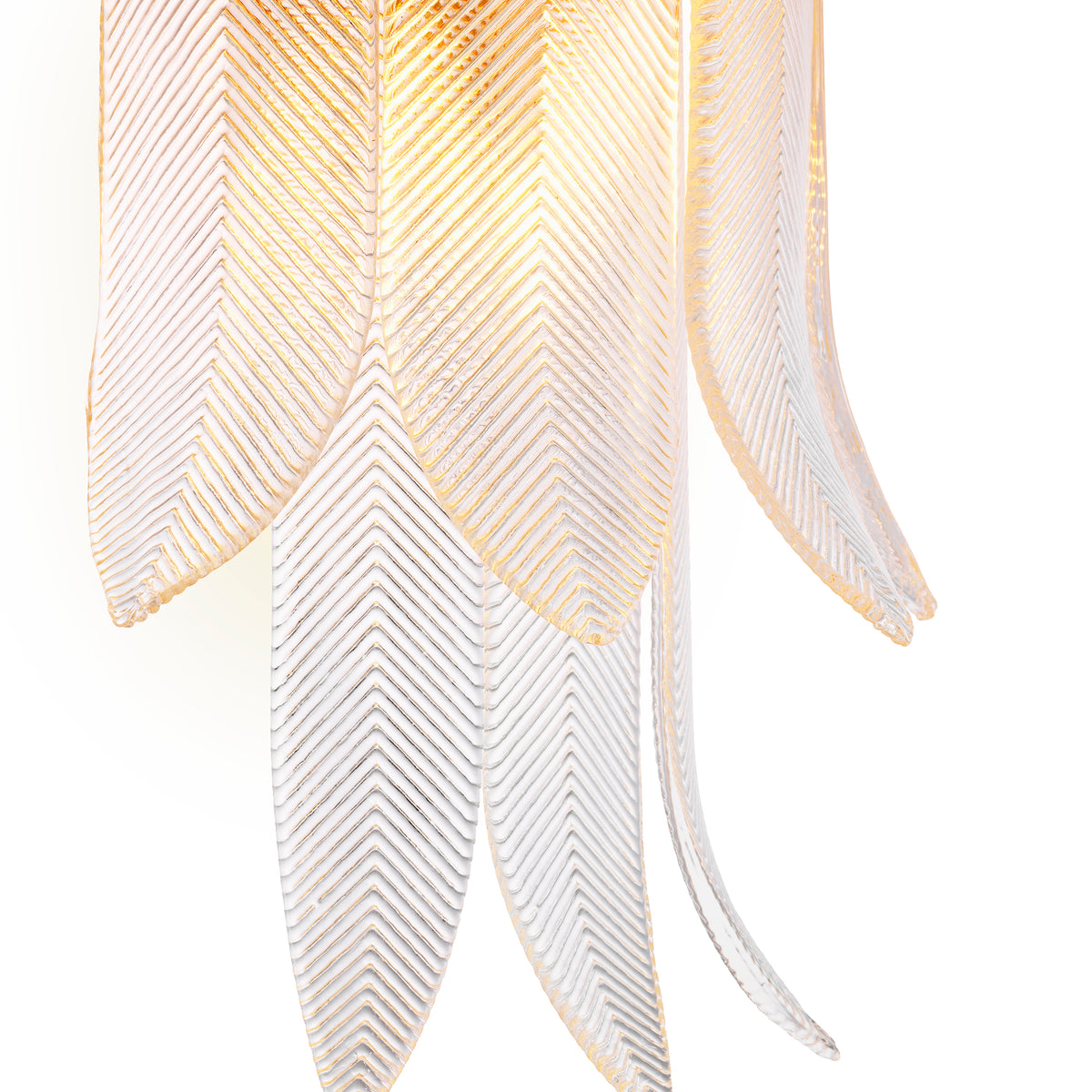 CDJ Wall Lamp Erika antique brass finish clear glass by Eichholtz