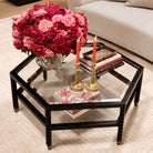 Desk Tray Harvard S straw marquetry brown by Eichholtz