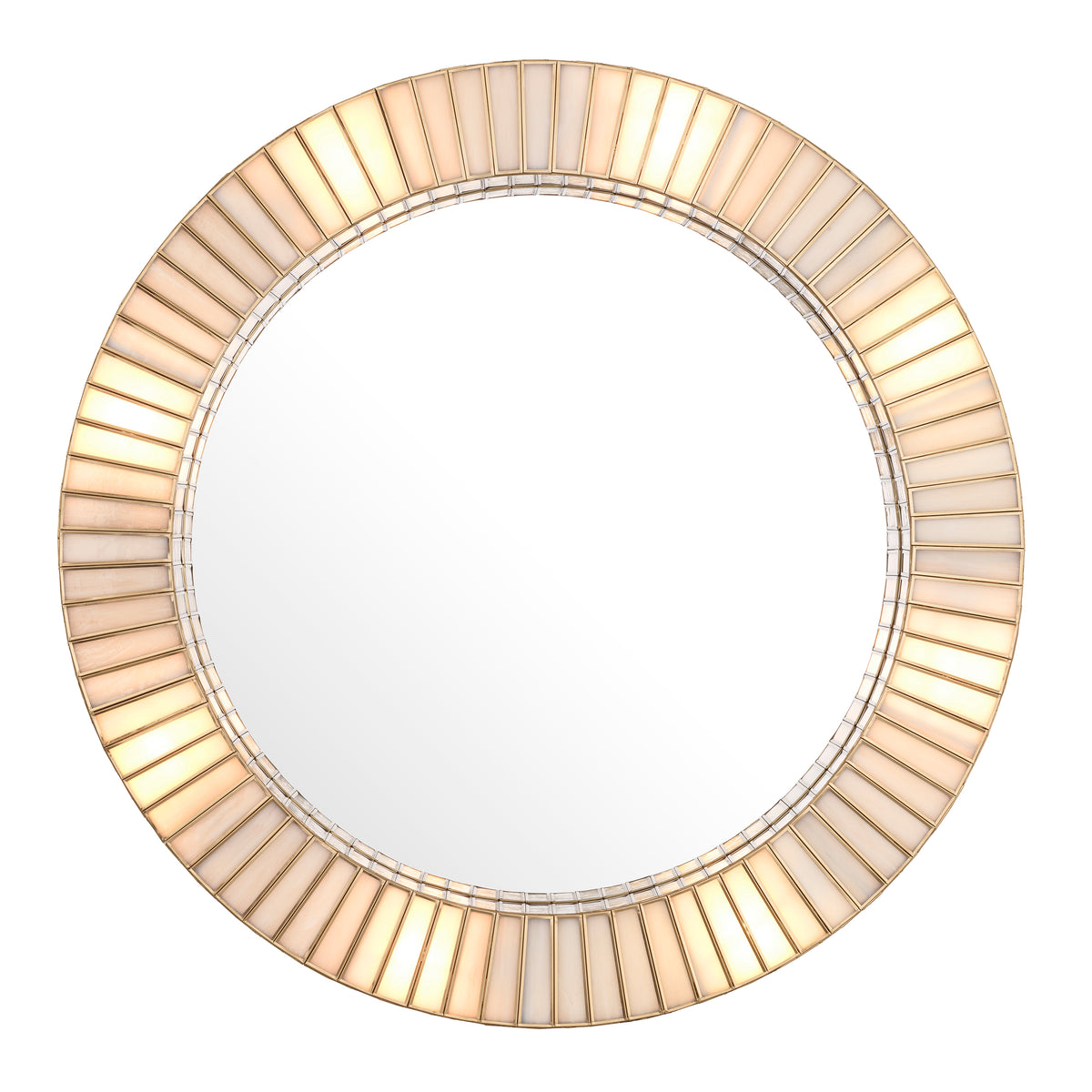 Mirror Monari with light antique brass finish by Eichholtz