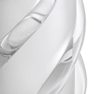 Vase Celestino S frosted white glass by Eichholtz