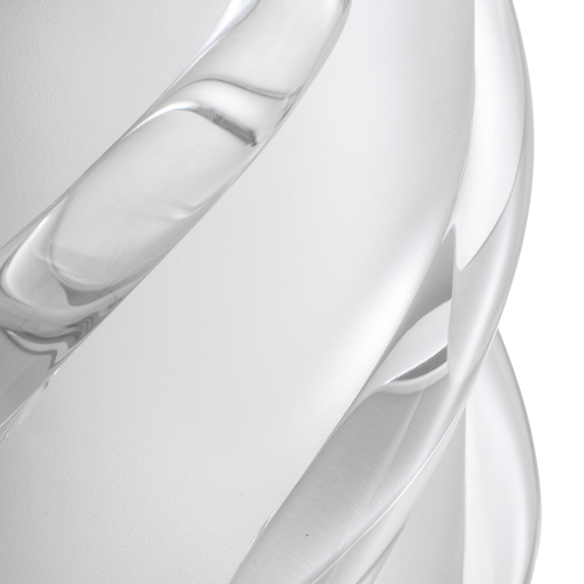 Vase Celestino S frosted white glass by Eichholtz