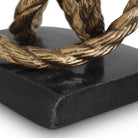 Bookend Corwyn antique brass finish set of 2 by Eichholtz