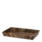 Desk Tray Harvard S straw marquetry brown by Eichholtz