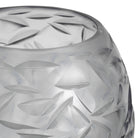 Vase Hadleigh grey color glass by Eichholtz