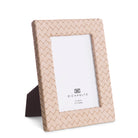 Picture Frame Sintra tan leather set of 2 by Eichholtz