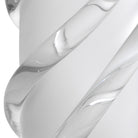 Vase Celestino M frosted white glass by Eichholtz