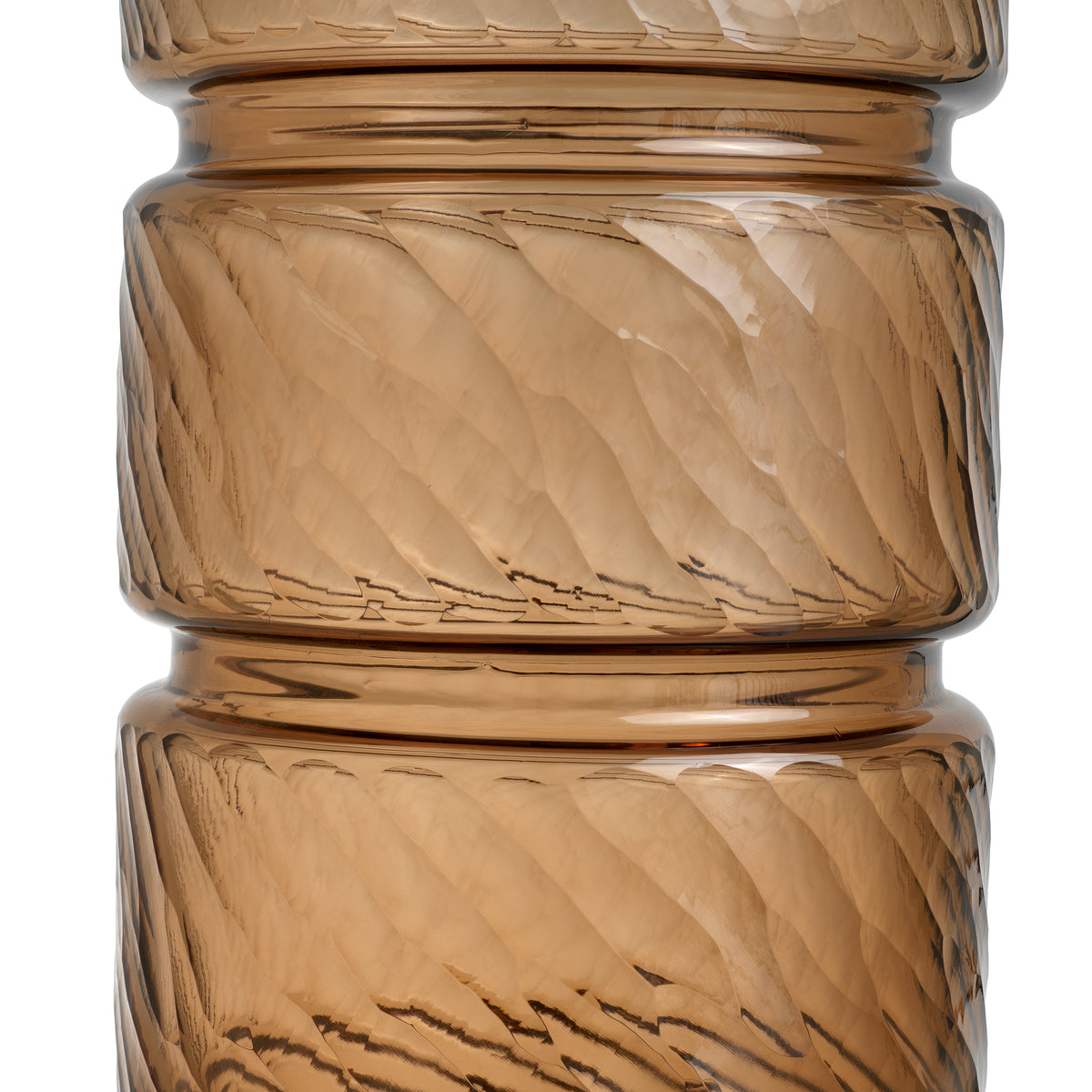 Vase Loxley L copper glass by Eichholtz