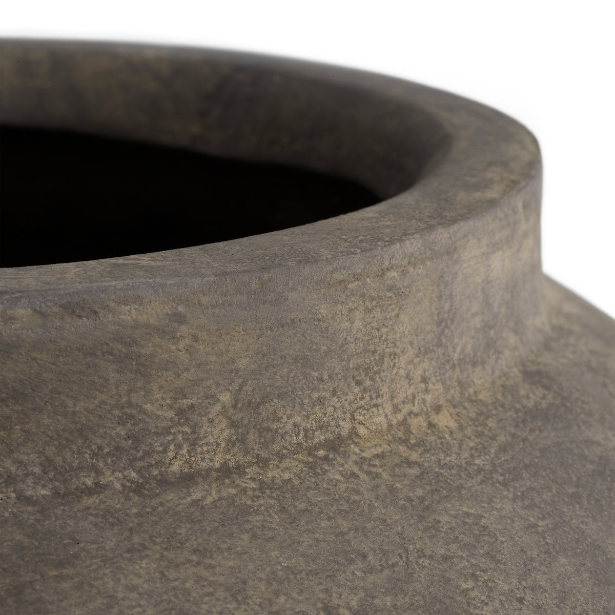 Vase Moon Jar taupe finish M by Eichholtz