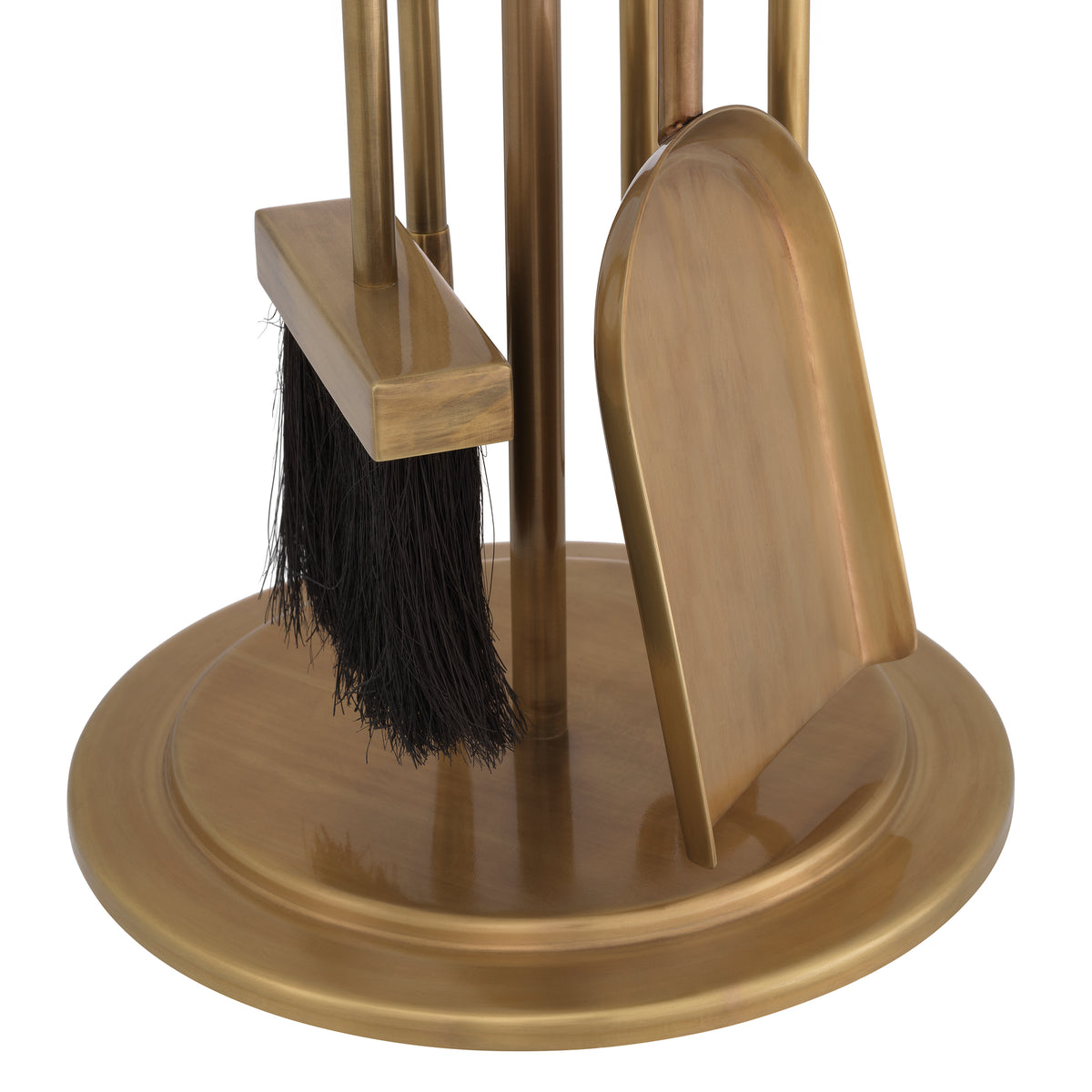 Fire Tools set Lara vintage brass finish by Eichholtz