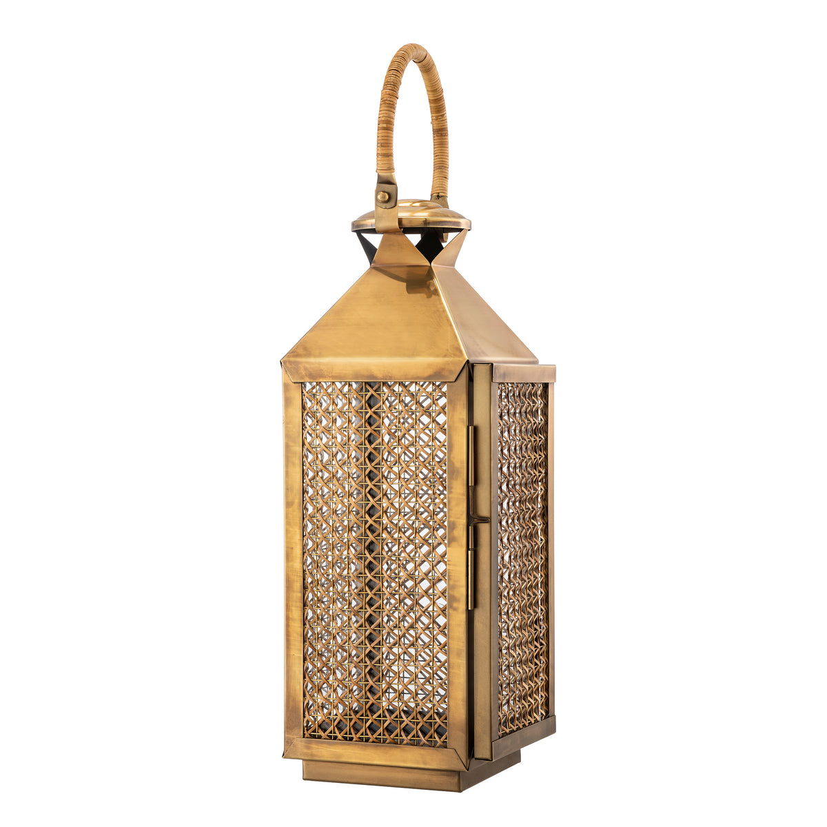 Hurricane Festival S vintage brass finish by Eichholtz