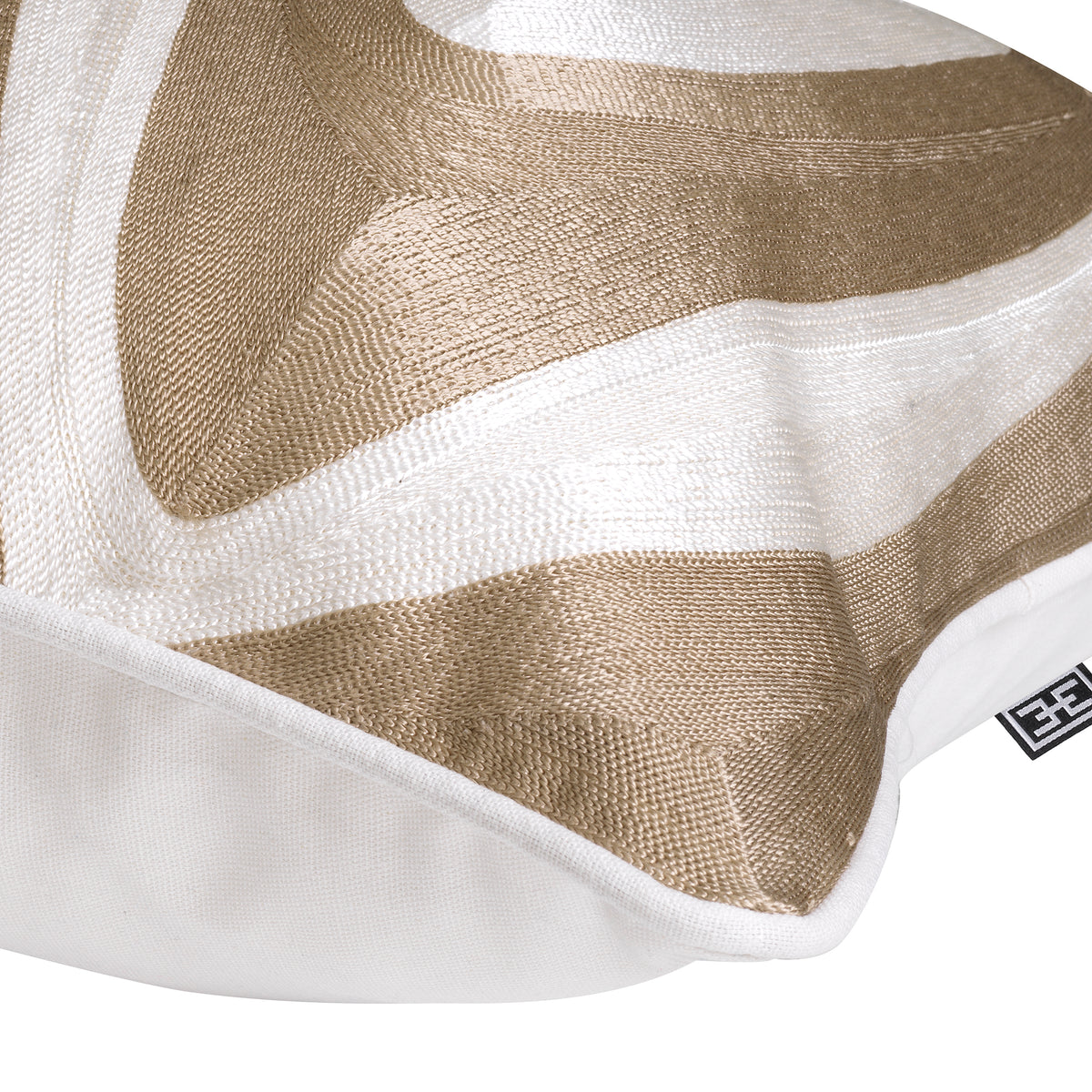 Cushion Coura beige white by Eichholtz