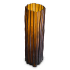 Vase Vivente S amber glass by Eichholtz