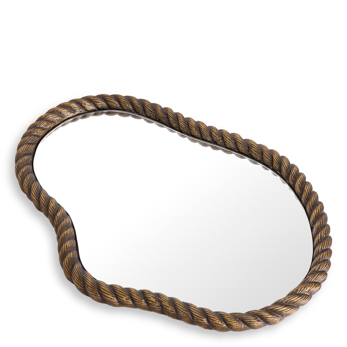 Tray Elvington antique brass finish by Eichholtz