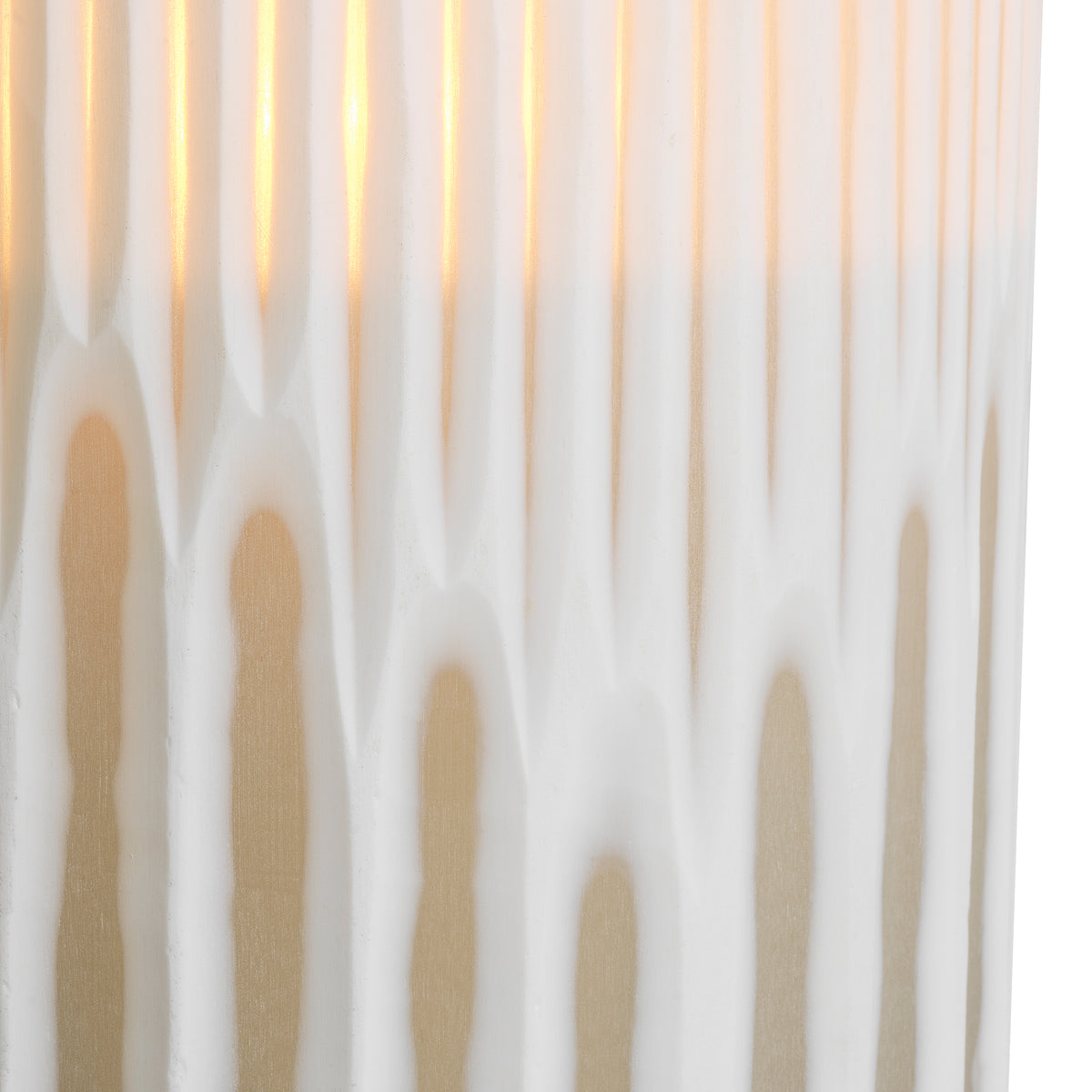 Hurricane Westgrove L off-white glass by Eichholtz