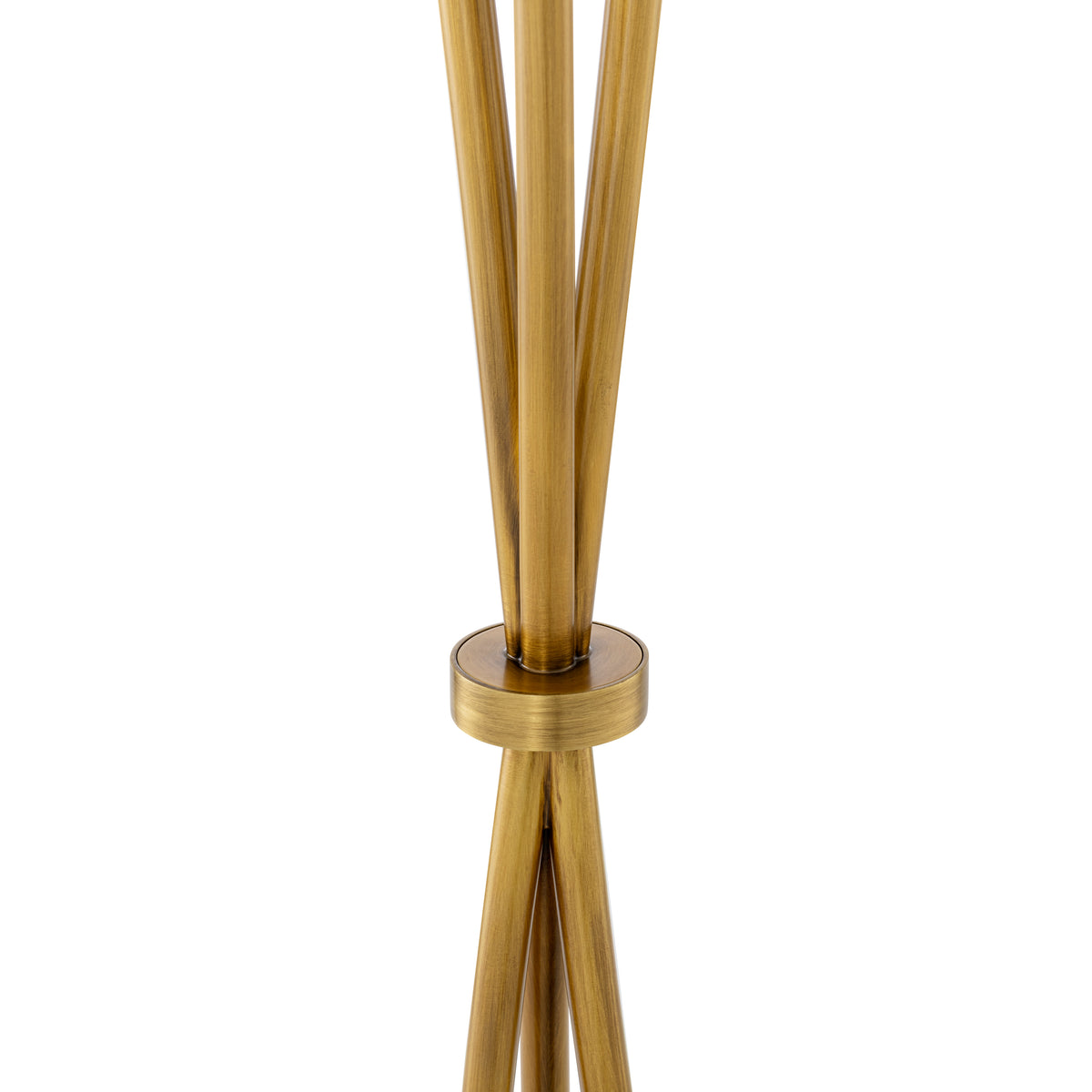 CDJ Floor Lamp Izzy antique brass finish alabaster by Eichholtz