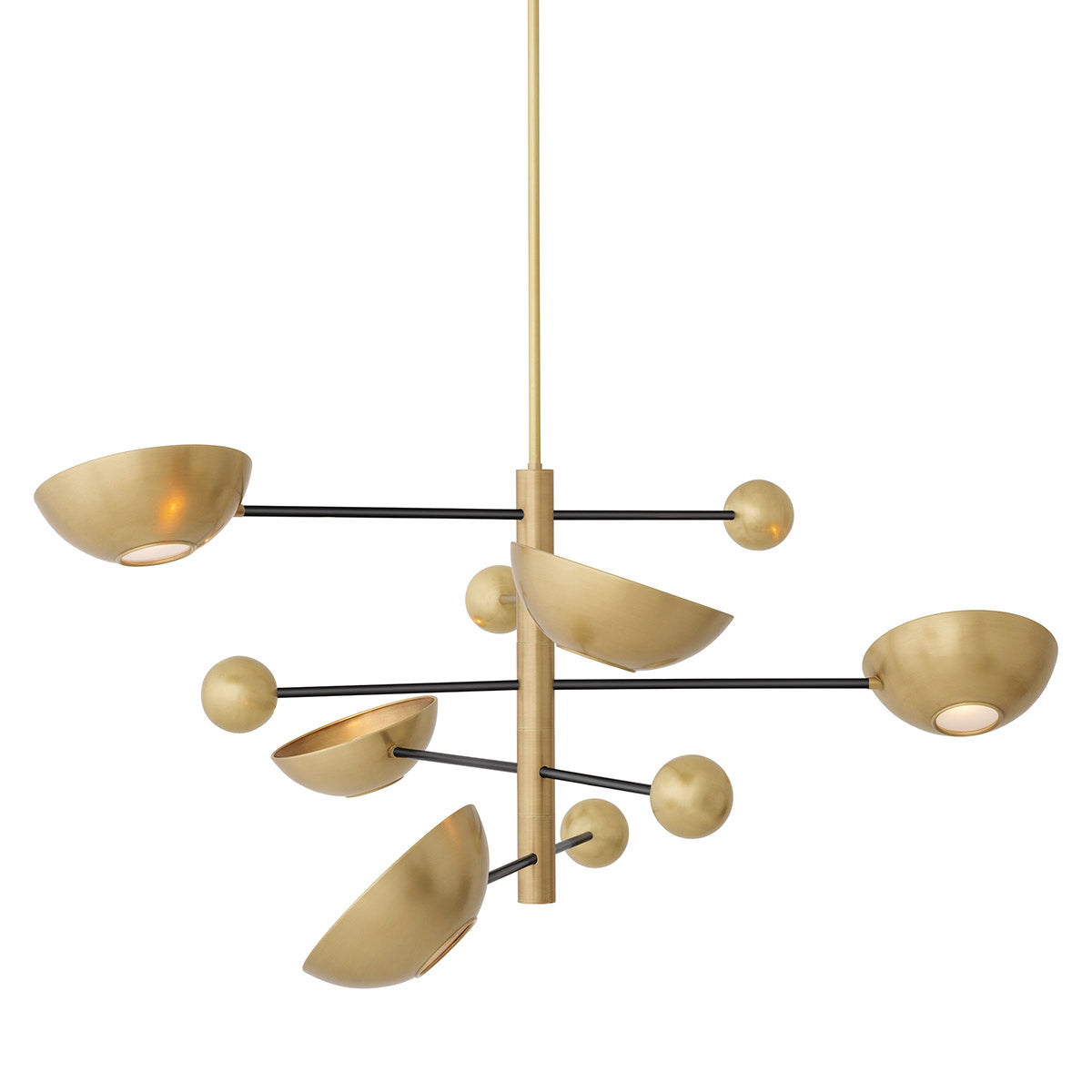 Chandelier Salinas antique brass finish by Eichholtz