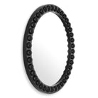 Mirror Kenton round classic black finish by Eichholtz