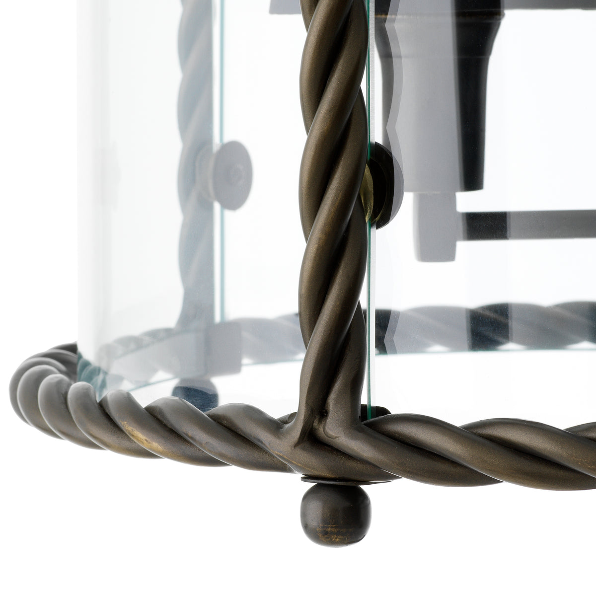 Pendant Preston bronze highlight finish incl black shades by Eichholtz