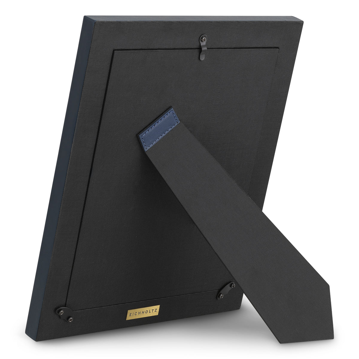 Picture Frame Nivo blue leather set of 2 by Eichholtz