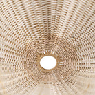 Chandelier Los Palmos natural rattan by Eichholtz