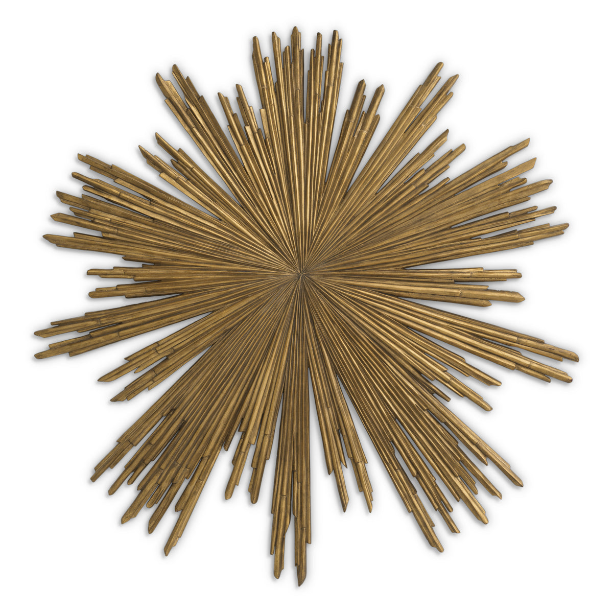 Wall Object Sunburst antique gold finish by Eichholtz