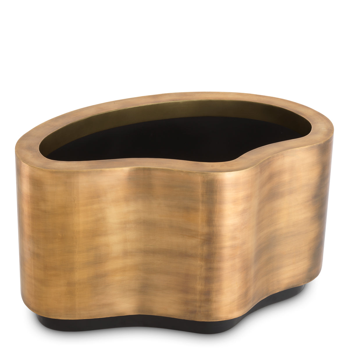 Planter Monza vintage brass finish by Eichholtz