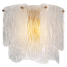 Wall Lamp Asinara clear textured glass by Eichholtz
