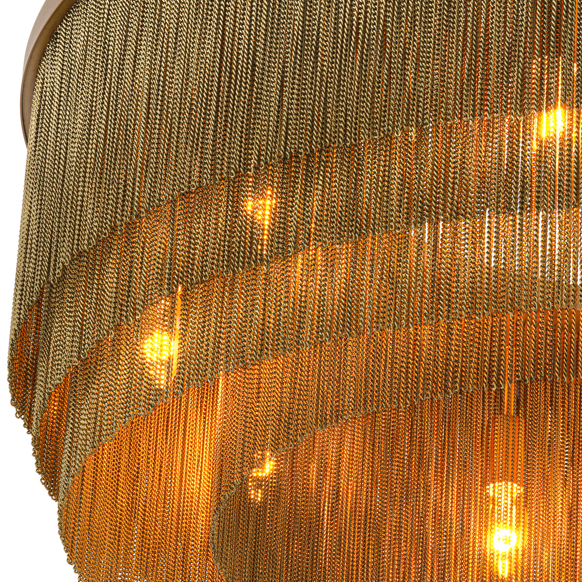 Chandelier Tissot L antique brass finish by Eichholtz