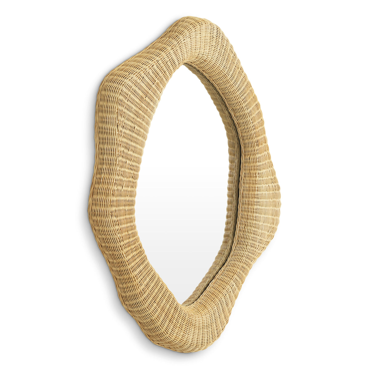 Mirror Bilbao natural rattan by Eichholtz
