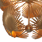 Chandelier Foliage vintage brass finish by Eichholtz