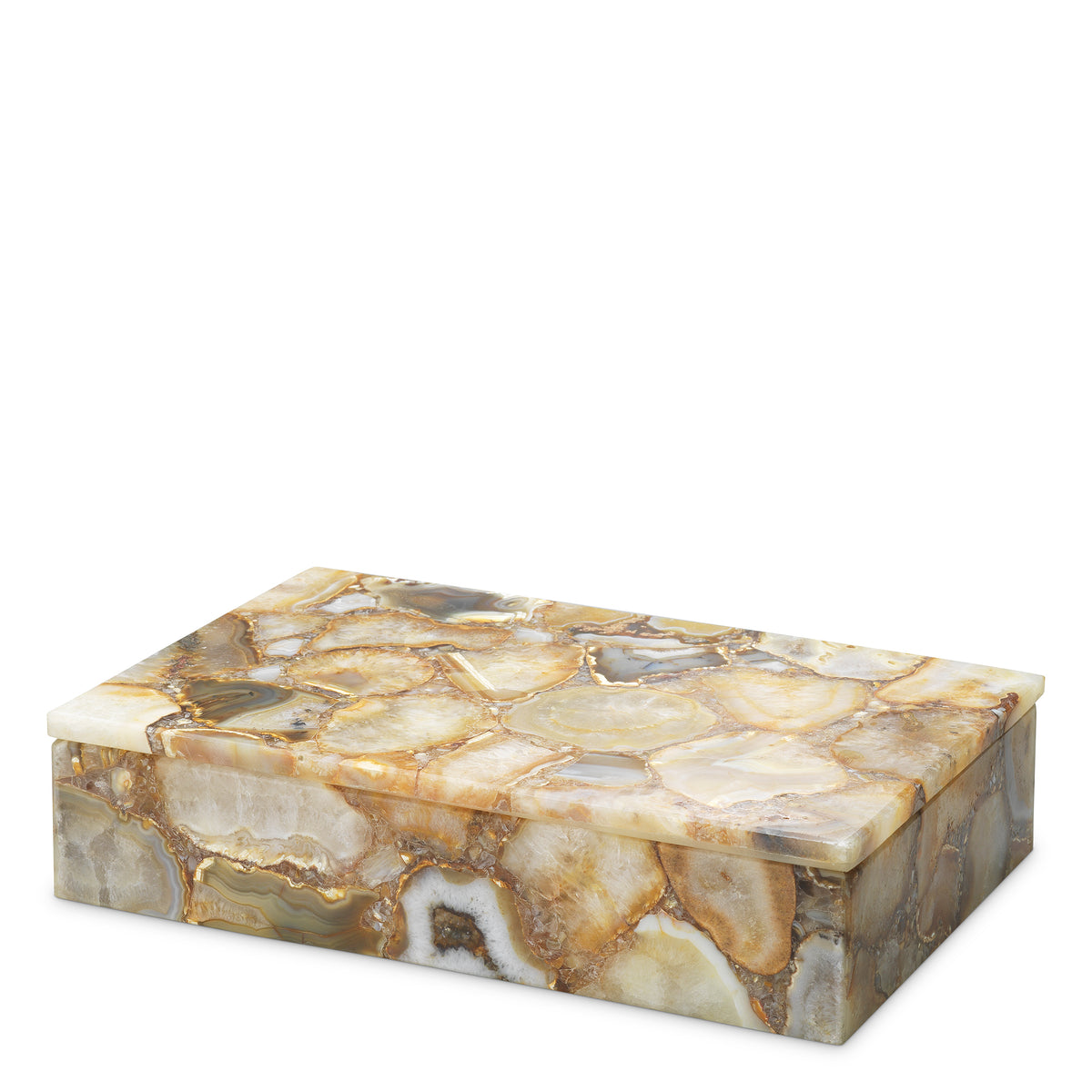 Box Chatterton agate stone by Eichholtz