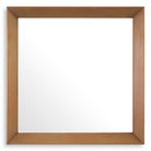 Mirror Othello square brushed brass finish by Eichholtz