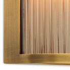 CDJ Wall Lamp Andromeda antique brass finish smoke glass by Eichholtz