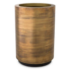 Planter Jasper round high vintage brass finish round ø 70 x H. 100 cm by Eichholtz