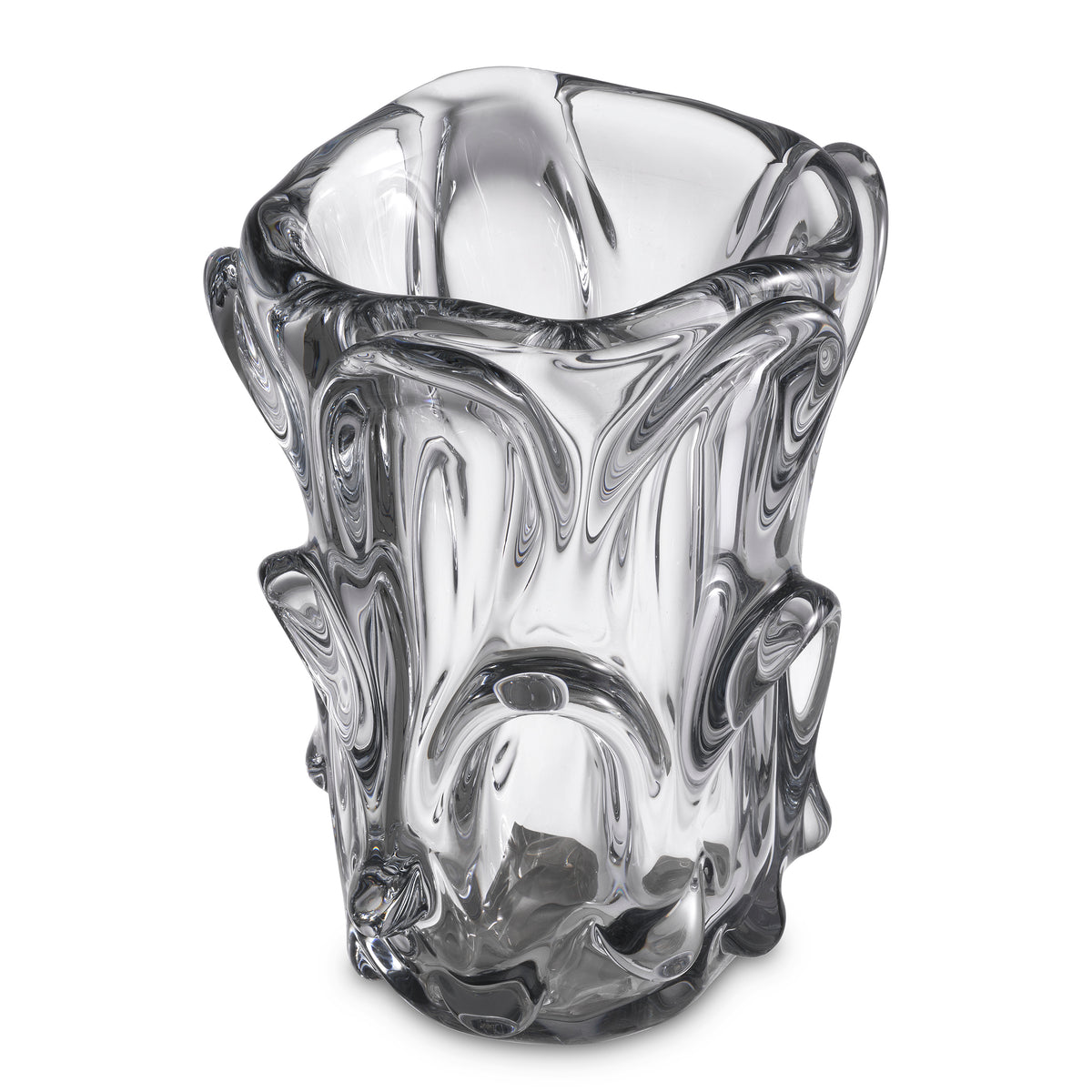 Vase Aila L clear glass by Eichholtz