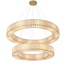 Chandelier Monari antique brass finish by Eichholtz