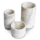 Tealight Holder Leonidas green onyx set of 3 by Eichholtz