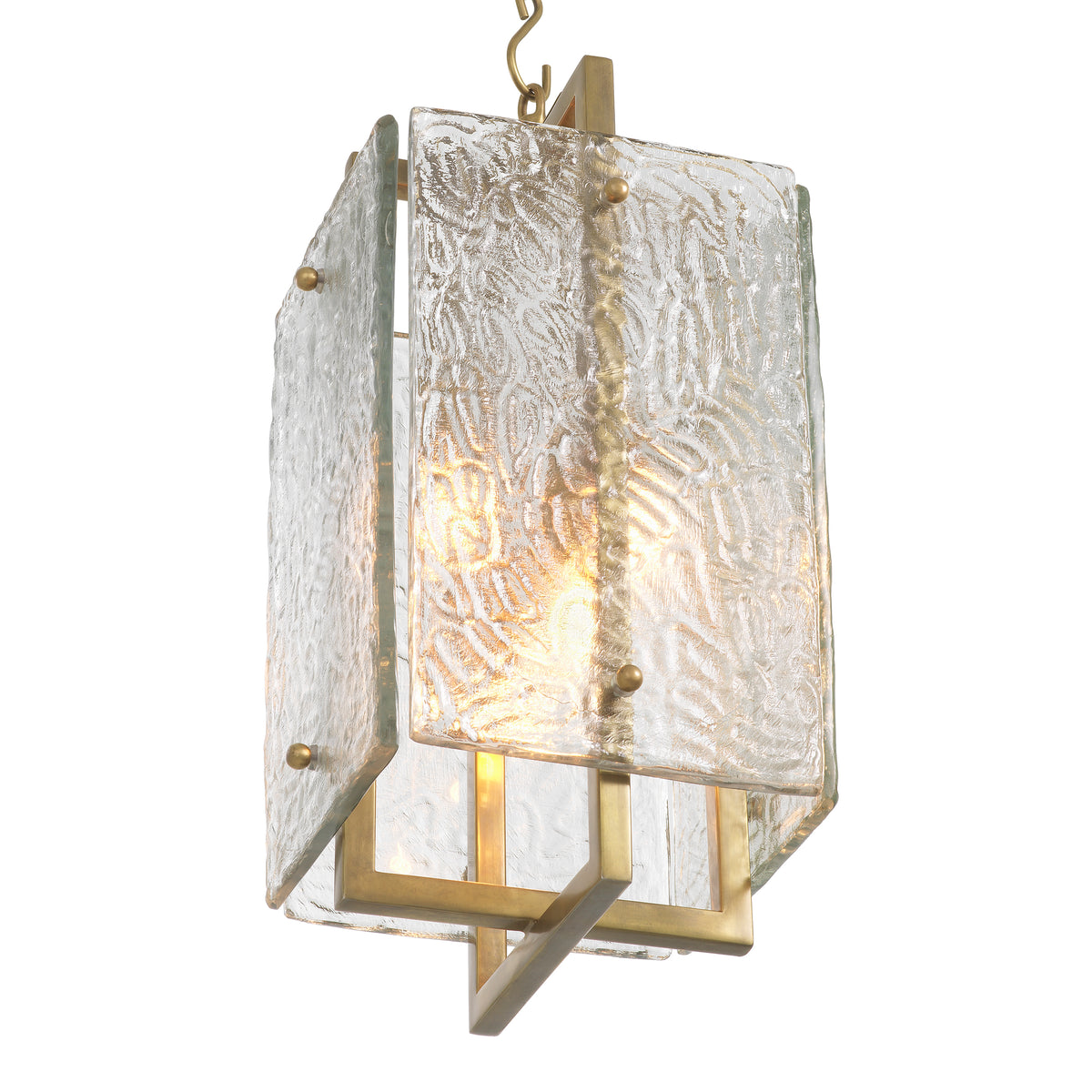 Pendant Solara vintage brass finish by Eichholtz