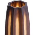 Vase Tiara L dark brown glass by Eichholtz