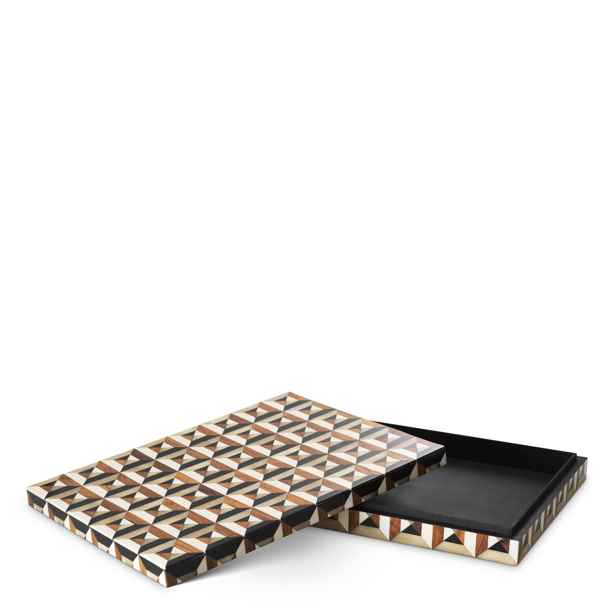 Box Marwood L brown black white by Eichholtz