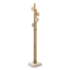 Coatrack Amadora vintage brass finish travertine by Eichholtz