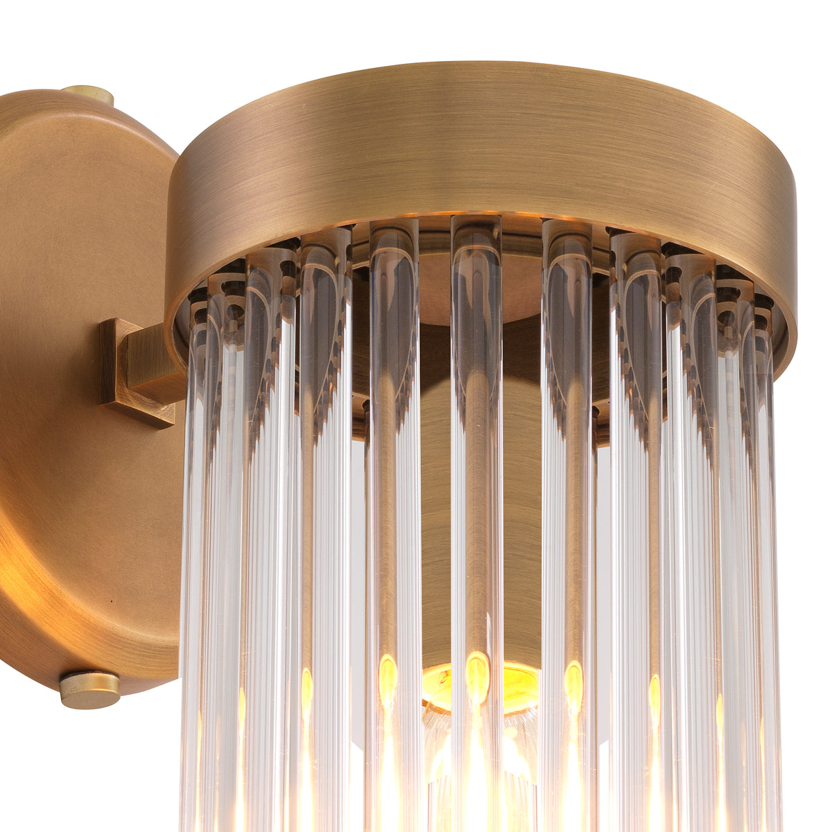 Wall Lamp Carnero antique brass finish by Eichholtz