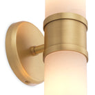 Wall Lamp Claridges Double antique brass finish alabaster by Eichholtz
