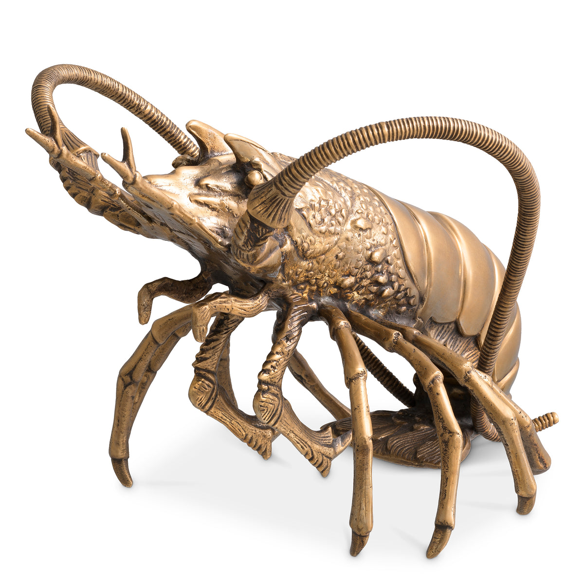 Object Lobster vintage brass finish by Eichholtz