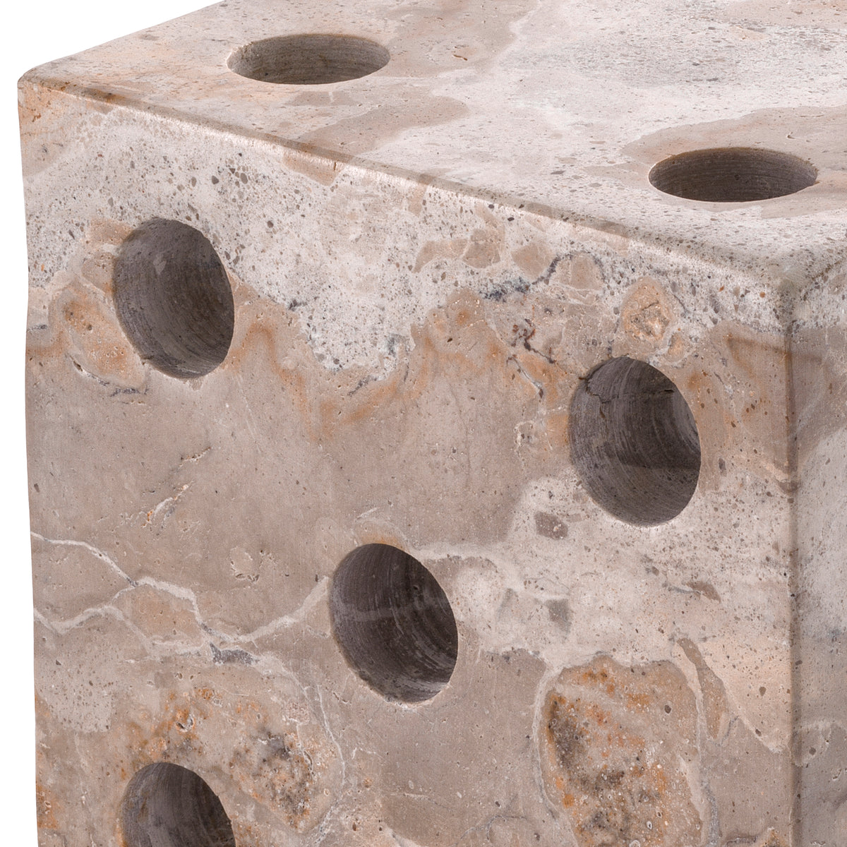Desk Accessory Visa brown marble set of 2 by Eichholtz