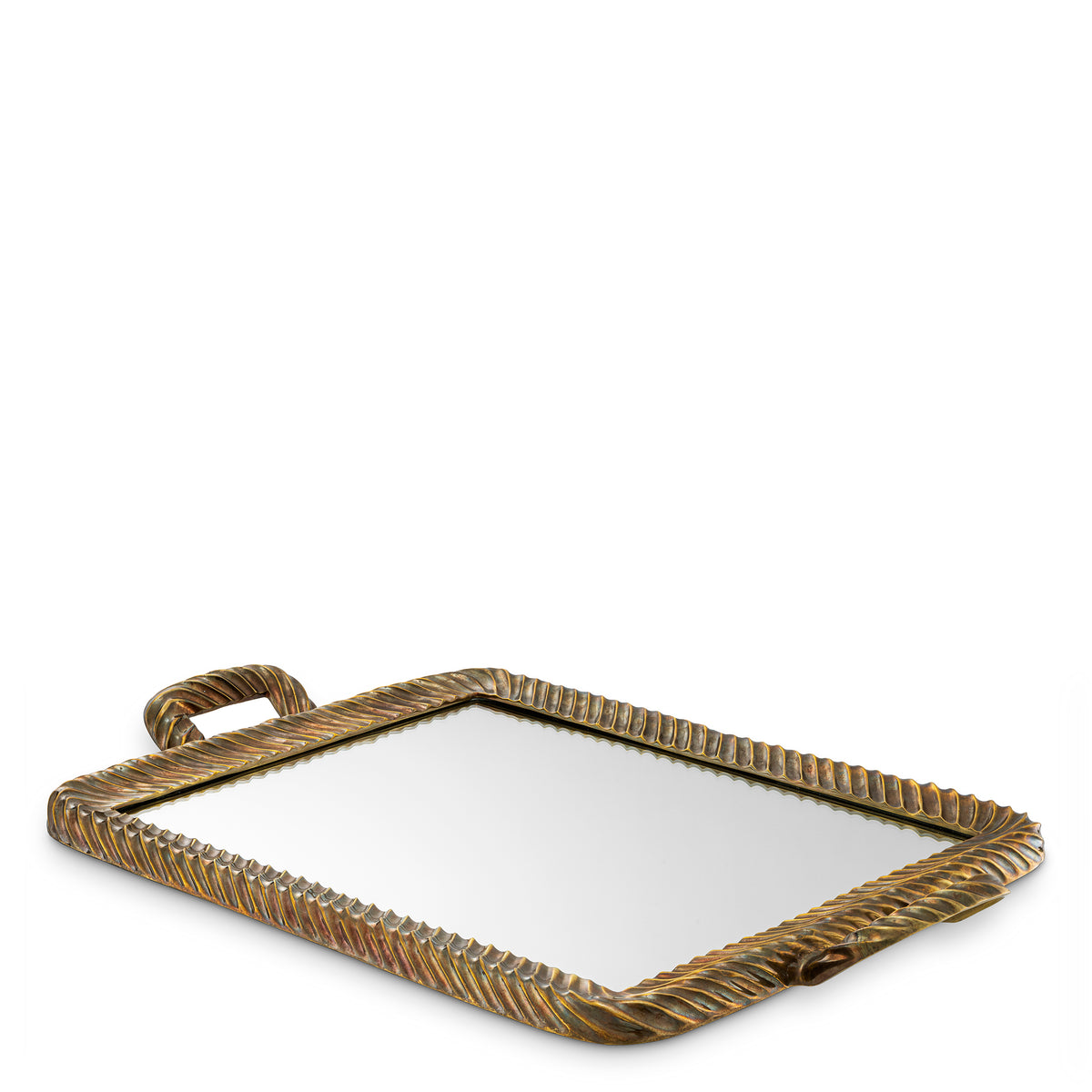 Tray Montmartre vintage brass finish by Eichholtz