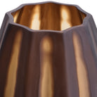Vase Tiara S dark brown glass by Eichholtz