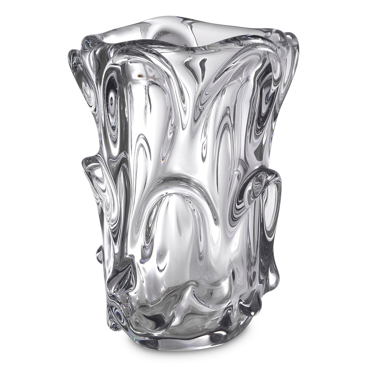 Vase Aila L clear glass by Eichholtz
