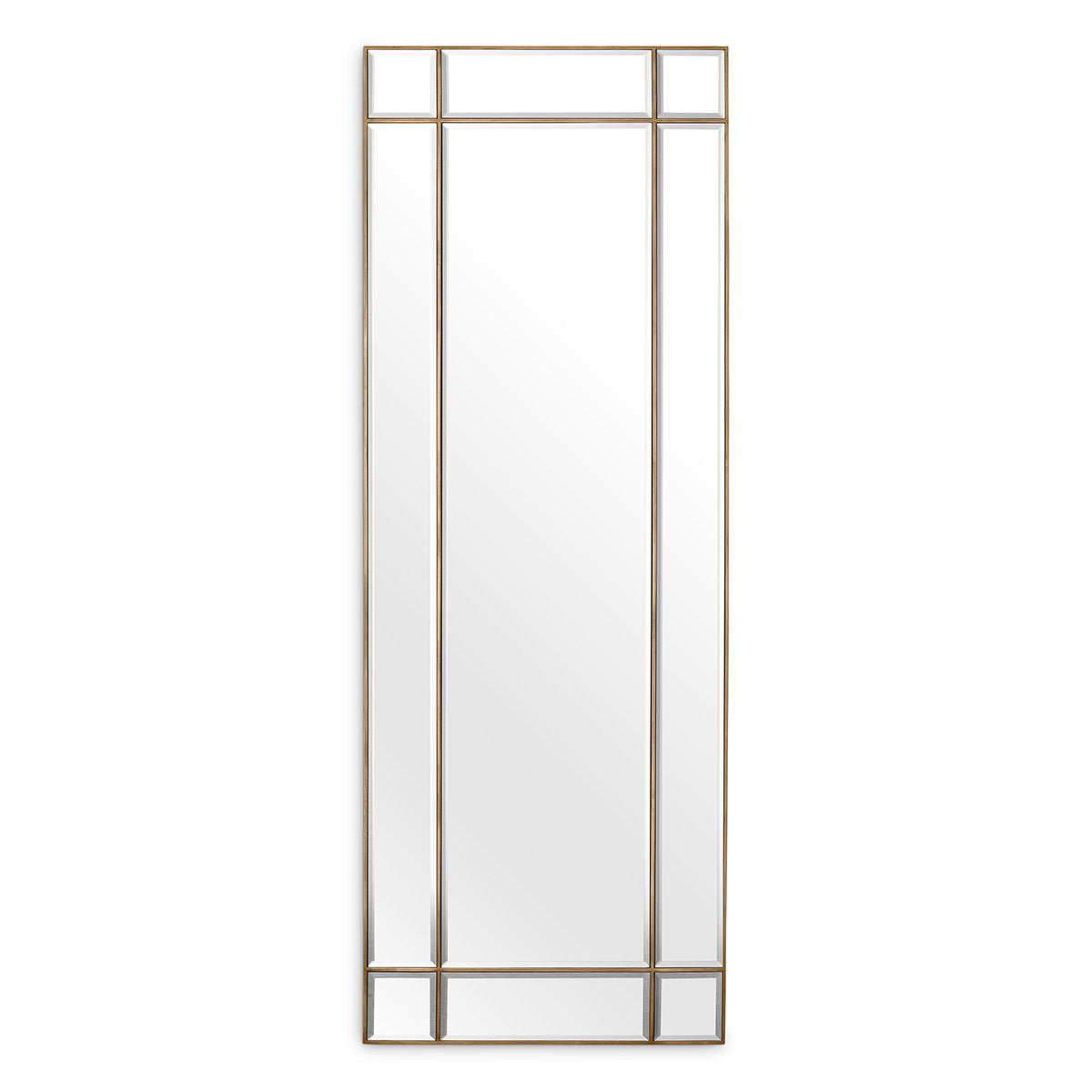 Mirror Beaumont rectangular vintage brass finish by Eichholtz